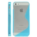 S-Line plastic cover M silicone sides (Blue)